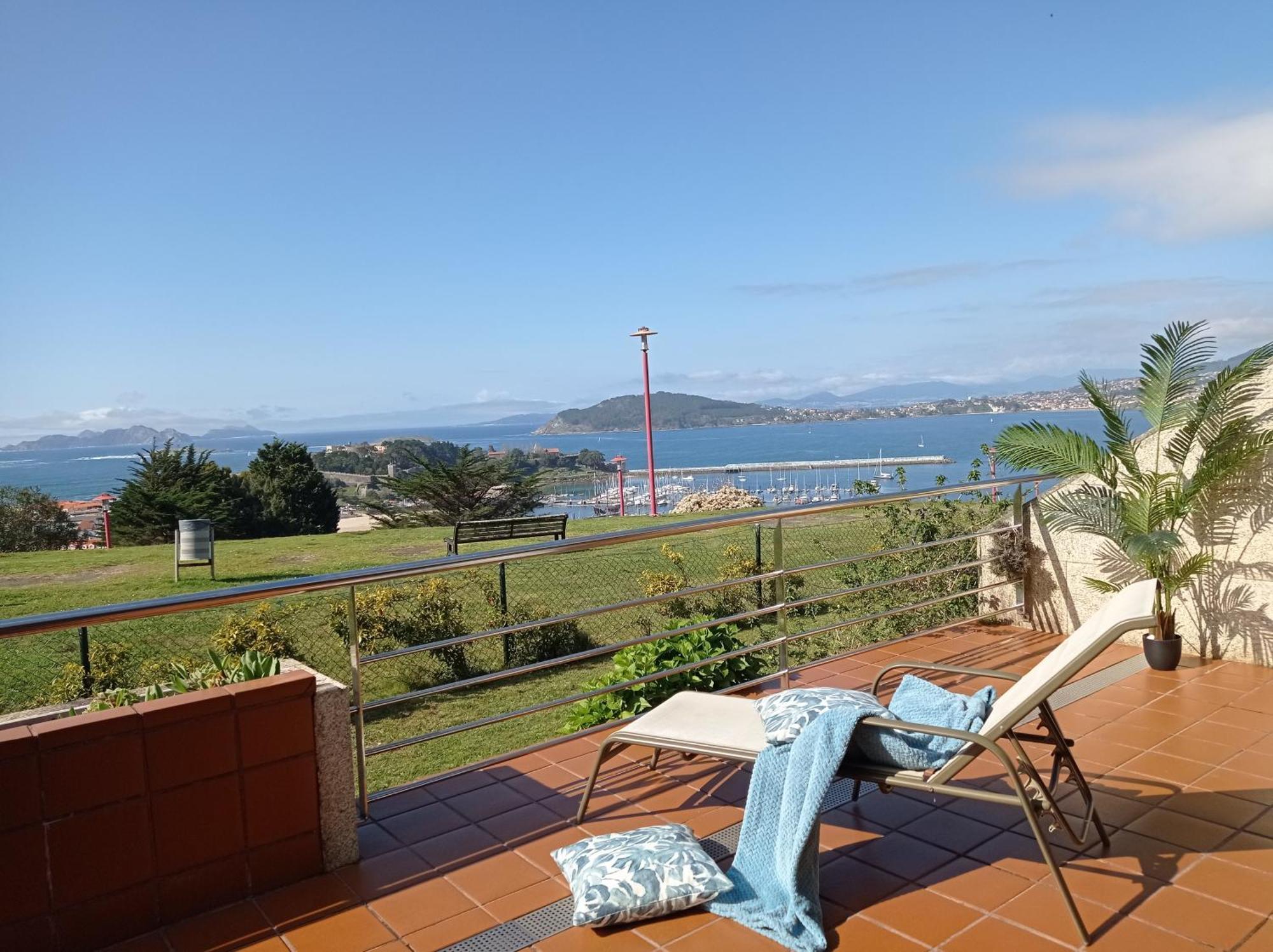 Impresionantes Vistas En Baiona Lejlighed Eksteriør billede