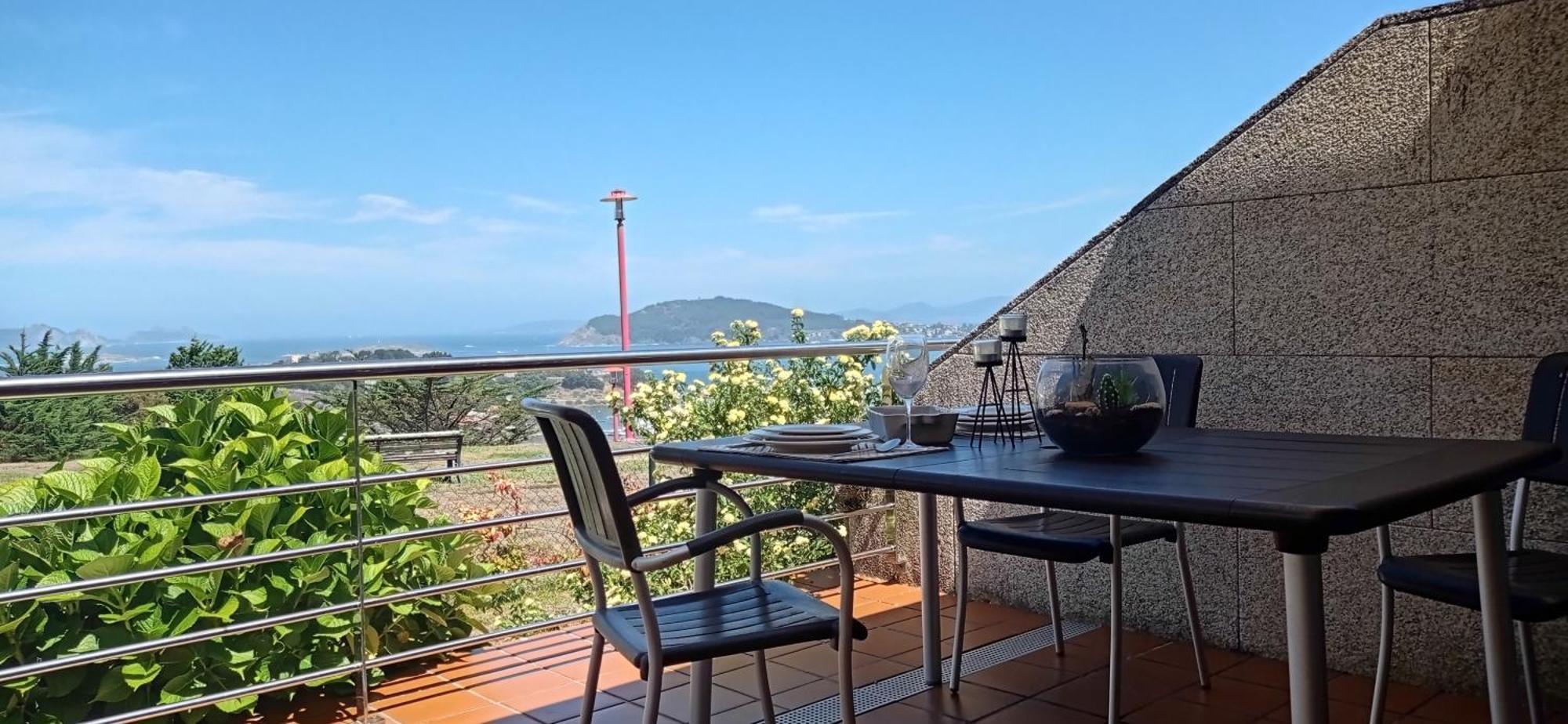 Impresionantes Vistas En Baiona Lejlighed Eksteriør billede